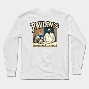 Vintage Pavlov's Dog Obedience School Long Sleeve T-Shirt